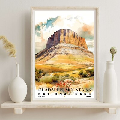 Guadalupe Mountains National Park Poster, Travel Art, Office Poster, Home Decor | S4 - image6